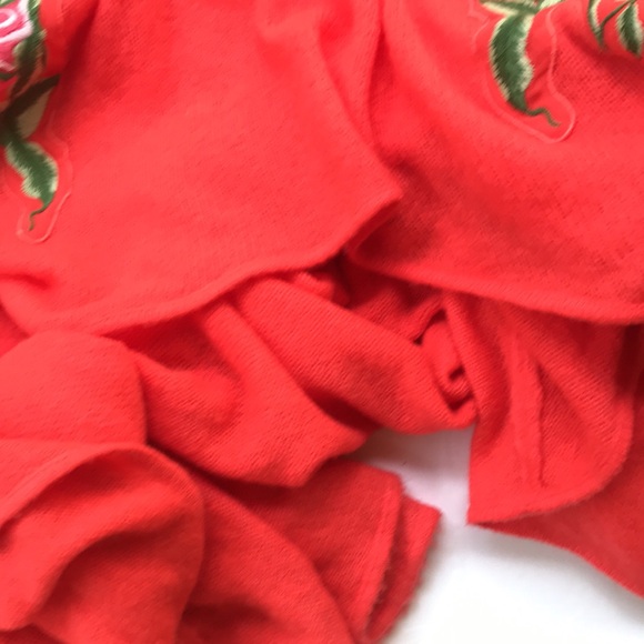 Rare WILDFOX Free People Sweater Dress Limited Edition Red Maxi Gown Statement - Picture 15 of 17